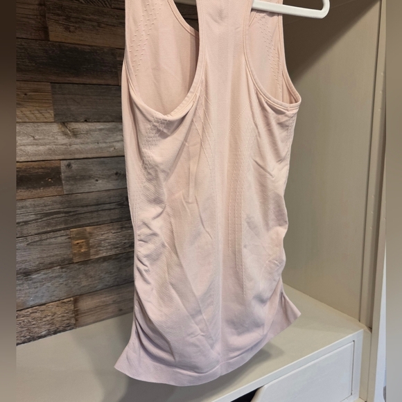 Athleta Speedlight Cinched Racerback Tank- In A Pale Pink - Picture 11 of 11